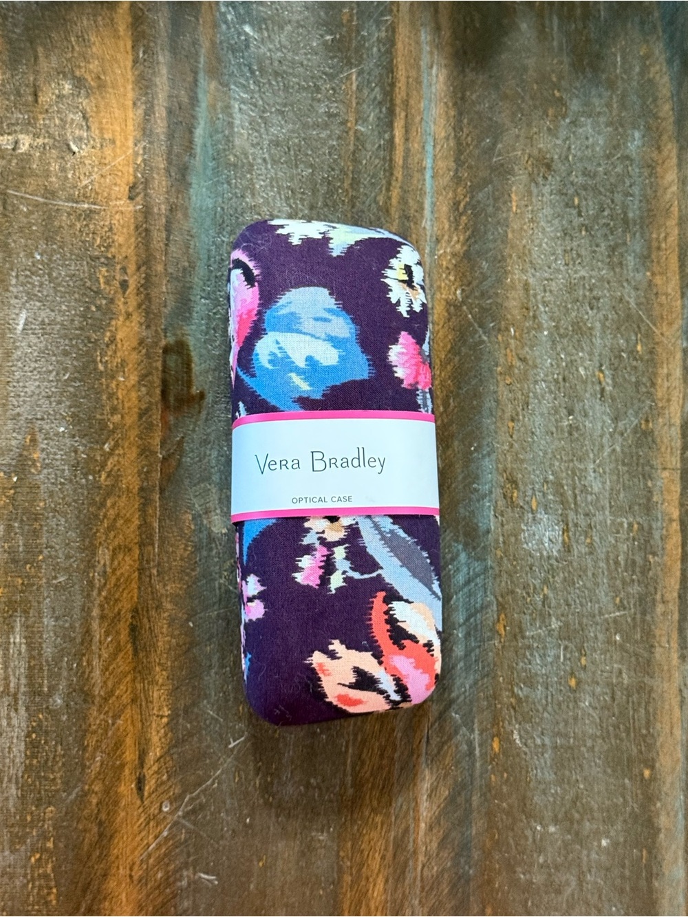 Vera Bradley Indiana Rose Floral Hard Shell Eyeglasses Case NWOT